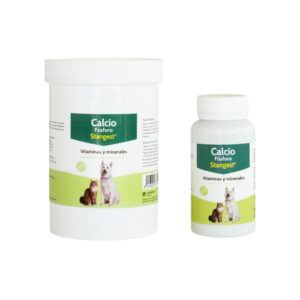 STANGEST - Calcio Fósforo - Alimento Complementario para Perros y Gatos con Calcio, Fósforo Orgánico y Vitaminas A, D y E