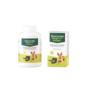 STANGEST - Dermovital Omega 3, 6, 9 - Alimento Complementario para Perros y Gatos que Refuerza la Salud Dérmica