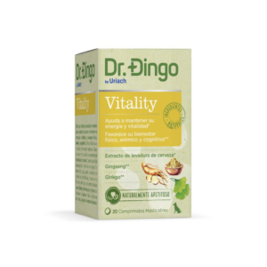 DR. DINGO - Vitality (20 Comprimidos) - Alimento Complementario Natural para Perros que Ayuda a su Vitalidad