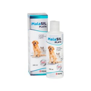 KONIG - Malasil Plata (200 ml) - Champú Desarrollado para Dermatitis Seborreica y sus Complicaciones en Perros y Gatos