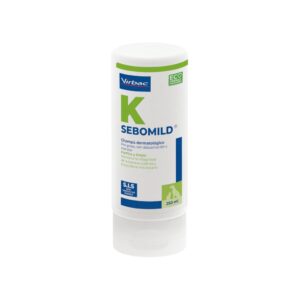 VIRBAC - Sebomild (250 ml) - Champú Dermatológico para Piel con Grasa, Descamación o con Mal Olor en Perros y Gatos