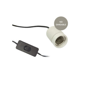 ICA - ReptiSelva - Portalámpara de Cerámica (No Atenuable) para Terrarios