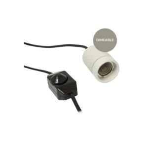 ICA - ReptiSelva - Portalámpara de Cerámica (Atenuable) para Terrarios