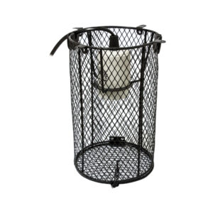 ICA - ReptiSelva - Portalámpara (21 cm) Colgante con Rejilla para Terrarios