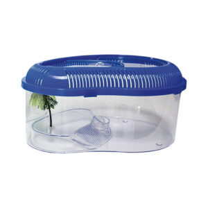 ICA - Dophin - Tortuguera Alta Paraíso de Plástico con Tapa (**COLORES SEGÚN STOCK**)