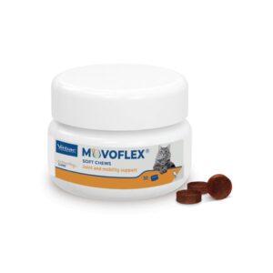 VIRBAC - Movoflex Soft Chews Gatos (30 Comprimidos) - Alimento Complementario para la Salud Articular en Gatos