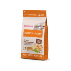 NATURE´S VARIETY - No Grain Kitten Chicken - Pienso Seco de Pollo Campero para Gatitos (1-12 Meses)