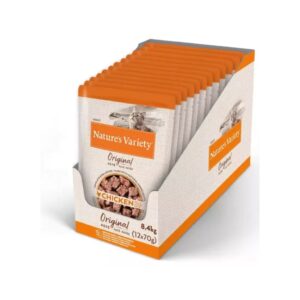 NATURE´S VARIETY - No Grain (12x70 gr) - Alimento completo en Paté Sin Cereales para Gatos Adultos (Pollo)