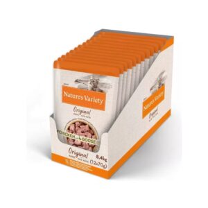 NATURE´S VARIETY - No Grain (12x70 gr) - Alimento completo en Paté Sin Cereales para Gatos Adultos (Pollo con Ganso)