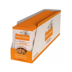 NATURE´S VARIETY - Bites in Gravy (22x85 gr) - Alimento completo para Gatos de Bocaditos en salsa (Pollo)