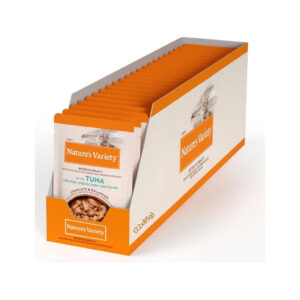 NATURE´S VARIETY - Bites in Gravy (22x85 gr) - Alimento completo para Gatos de Bocaditos en salsa (Atún)