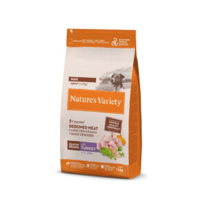 NATURE´S VARIETY - Healthy Grains (Adult Mini Turkey) - Pienso Seco de Pavo para Perros Adultos (+12 Meses) de Raza Pequeña (1-10 kg)