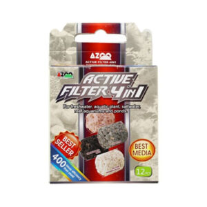 AZOO 4 in 1 Active Filter - Material Filtrante Bioquímico de Alto Rendimiento para Acuarios de Agua Dulce, Salada y Plantados