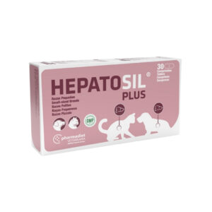 PHARMADIET - Hepatosil Plus (30 Comprimidos) - Complemento Nutricional para Perros y Gatos de hasta 10 kg - Salud Hepática