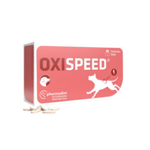PHARMADIET Oxispeed (60 Comprimidos) - Suplemento Energético para Perros con Jalea Real, Omega 3, Octacosanoles, Licopeno, Beta-caroteno y Complejo Vitamínico B | Apoyo al Tono Vital