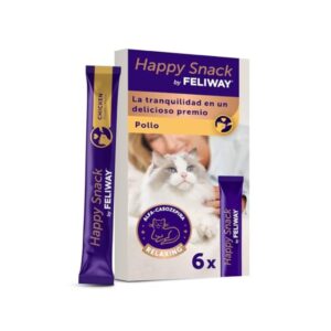 FELIWAY - Happy Snack - Alimento Complementario Para Reconfortar en Situaciones Difíciles o Estresantes a tu Gato (A partir de 12 Semanas de edad)