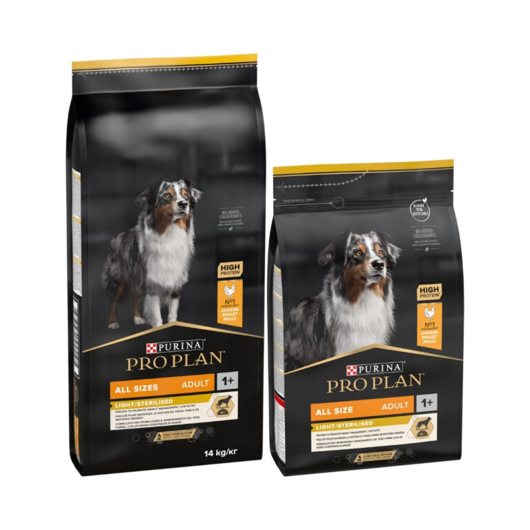 PRO PLAN - Light/Sterilised All Sizes Adult - Para Perros Adultos de Todas las Razas Esterilizados (Pollo)