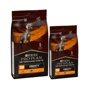PRO PLAN DV - Canine OM Obesity Management - Dieta Veterinaria en Pienso Seco para Perros para Control de Peso