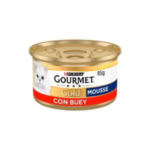 GOURMET - Gold Mousse (85 gr) - Comida Húmeda en Lata (Buey)