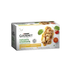 GOURMET - Nature´s Creations (4x85 gr) - Pack Mini Filetes Rico en Pollo y Pavo