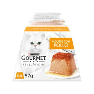 GOURMET - Revelations (4x57 gr) - Pirámide de Mousse con Pollo y Cascada de Salsa