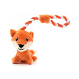 CROCI - Baby Tails (25 cm) - Juguete de Peluche para Perros con Cuerda y Chirriador (4 Diseños)