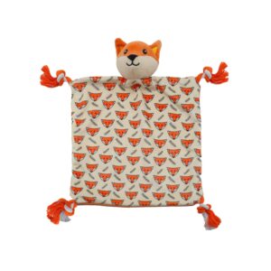 CROCI - Baby Tails Sound Doudou (33 cm) - Manta Suave y Acogedora para Perros Cachorros con Cabeza de Juguete de Peluche (4 Diseños)