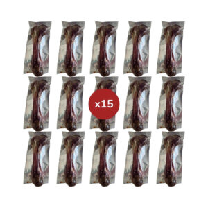 NATURAL QUALITY Hueso de Jamón (Caja 15 uds) - Alimento Complementario 100% Natural para Perros