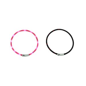 BUBIMEX - Collar Luminoso LED de Silicona para Perros (20/70 cm)