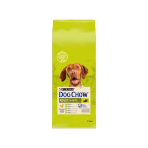 DOG CHOW - Adult Chicken - Pienso Seco para Perros Adultos (Mas de 1 Año) de Todas las Razas (Pollo)