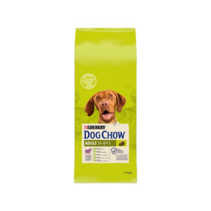 DOG CHOW - Adult Cordero - Pienso Seco para Perros Adultos (Mas de 1 Año) de Todas las Razas (Cordero)