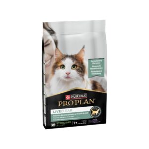 PRO PLAN - Liveclear Sterilised Adult Pavo - Pienso Seco para Gatos (Mas de 1 Año) que Reduce los Alergenos en su Pelo (Pavo)