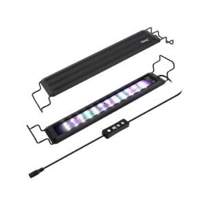 HYGGER HG058 Pantalla LED WRGB - Luz LED Alto Brillo, Regulable y Programable para Acuarios Plantados