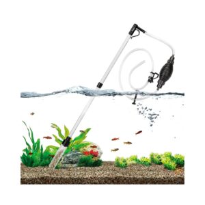 HYGGER Sifonador HG039 3 en 1 - Autocebado, Limpieza de Grava y Cambio de Agua para Acuarios Pequeños y Medianos