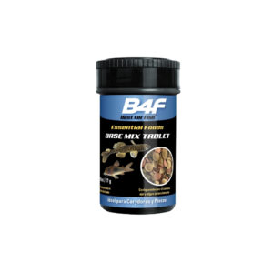 B4F Base Mix Tablet (100 ml) - Alimento Completo en Pastillas de Fondo de Hundimiento Rápido para Peces de Fondo (Corydoras, Plecos, Ancistrus)