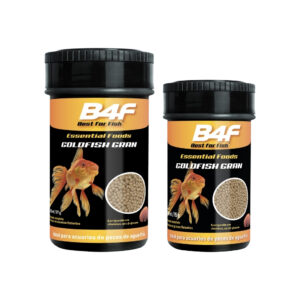 B4F Goldfish Gran (100 ml / 250 ml) - Alimento Completo en Gránulo Flotante de Hundimiento Lento para Peces de Agua Fría (Goldfish, Koi juvenil)