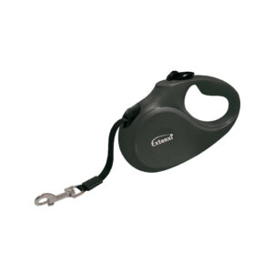 ICA Correa Extensible EXTENXI Negro (XS, S, M) - Paseo Ergonómico con Sistema de Frenado D-Lock para Perros de hasta 25 kg