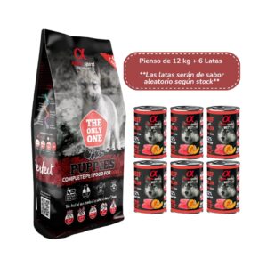 ALPHA SPIRIT - Puppies (+ 1 ó 6 Latas) - Pienso Seco para Perros Cachorros de Todas las Razas