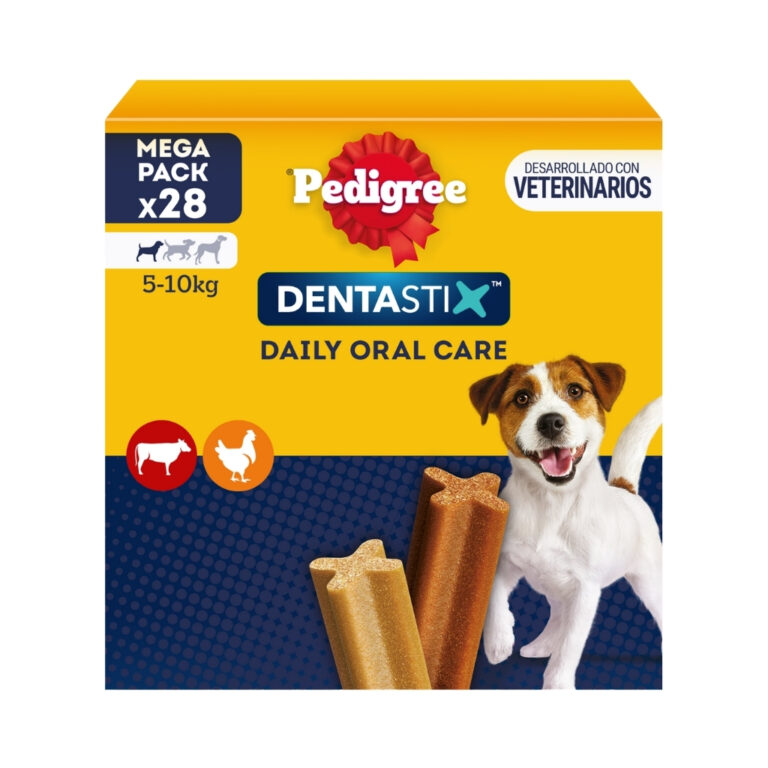 PEDIGREE Dentastix Daily Oral Care (28 Unidades) - Snack Dental para Perros Pequeños (5-10 kg)