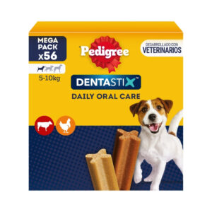 PEDIGREE Dentastix Daily Oral Care (56 Unidades) - Snack Dental para Perros Pequeños (5-10 kg)