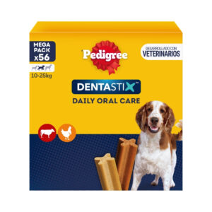 PEDIGREE Dentastix Daily Oral Care (56 Unidades) - Snack Dental para Perros Medianos (10-25 kg)
