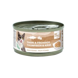 BUBIMEX Bubi Nature Atún y Queso (70 gr) - Alimento Complementario Natural para Gatos con Ingredientes 100% Naturales