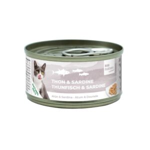 BUBIMEX Bubi Nature Atún y Sardina (70 gr) - Alimento Complementario Natural para Gatos con Ingredientes 100% Naturales