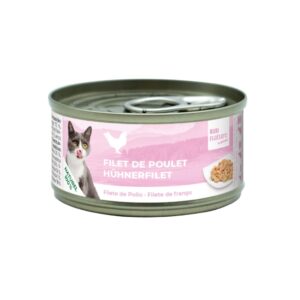 BUBIMEX Bubi Nature Filetes de Pollo (70 gr) - Alimento Complementario Natural para Gatos con Ingredientes 100% Naturales