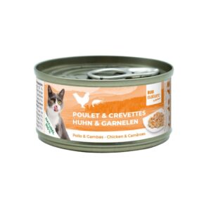 BUBIMEX Bubi Nature Pollo y Gambas (70 gr) - Alimento Complementario Natural para Gatos con Ingredientes 100% Naturales