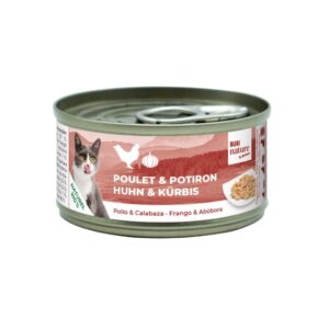 BUBIMEX Bubi Nature Pollo y Calabaza (70 gr) - Alimento Complementario Natural para Gatos con Ingredientes 100% Naturales