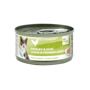 BUBIMEX Bubi Nature Pollo y Hígado (70 gr) - Alimento Complementario Natural para Gatos con Ingredientes 100% Naturales