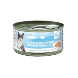BUBIMEX Bubi Nature Pescado del Océano (70 gr) - Alimento Complementario Natural para Gatos con Ingredientes 100% Naturales