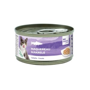 BUBIMEX Bubi Nature Caballa (70 gr) - Alimento Complementario Natural para Gatos con Ingredientes 100% Naturales
