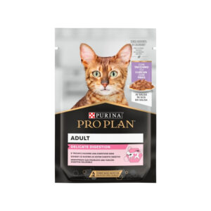 PRO PLAN Delicate Digestion Pavo en Salsa (85 g) - Alimento Húmedo Completo para Gatos Adultos con Digestiones Sensibles